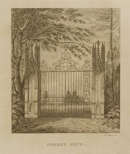 Porte de jardin à Strawberry Hill - J. Morris