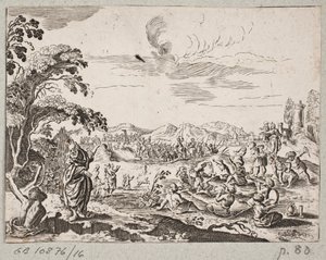 Illustration pour Adam Olearius, "Persianischer Rosenthal von einem Sinnreichen Poeten Schich Saadi [...]", Schleswig 1660 - J. Muller