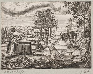 Illustration pour Adam Olearius, "Persianischer Rosenthal von einem Sinnreichen Poeten Schich Saadi [...]", Schleswig 1660