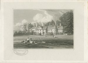 Hagley Hall : gravure, nd [1780-1847] - John Preston Neale