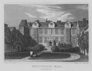 Heslington Hall, Yorkshire - John Preston Neale