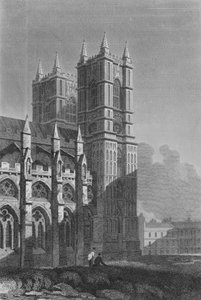 Abbaye de Westminster, tour ouest - John Preston Neale