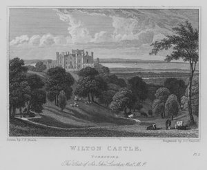 Château de Wilton, Yorkshire, résidence de Sir John Lowther, baronnet, député - John Preston Neale