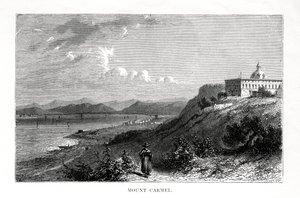 Mont Carmel, Israël, XIXe siècle - J. Quartley