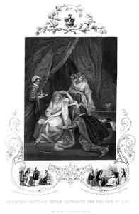 Entrevue entre la reine Elizabeth et le comte d
