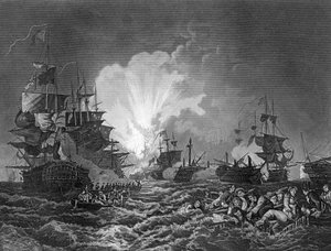 La Bataille du Nil, Égypte, 1er août 1798