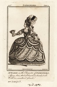 Mme Ann Barry dans le rôle de Sophonisba dans Sophonisba de James Thomson - J. Thornthwaite