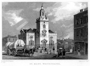 Église de Sainte-Marie, Whitechapel, Londres, 1831