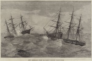 HMS Immortalité trouvant l