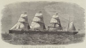 Le navire à vapeur Atlantic, de la White Star Line, échoué près de Halifax, Nouvelle-Écosse