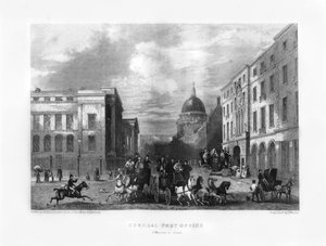 Bureau de poste général, Londres, 19ème siècle