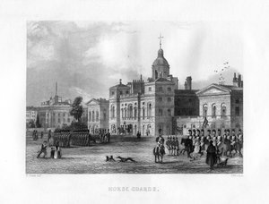 Horse Guards, Londres, XIXe siècle