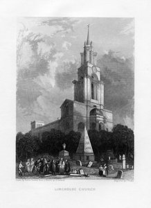 Église de Limehouse, Londres, 19e siècle - J. Woods