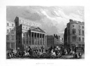 Mansion House, Londres, 19e siècle - J. Woods