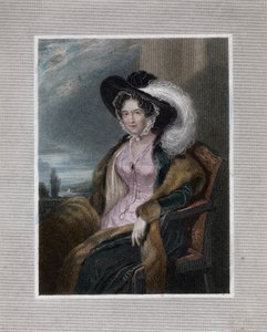 Mary Elizabeth, baronne de Clifford, 1828 - J Wright