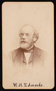 Portrait de William Henry Edwards 1822-1909, vers 1870-1880
