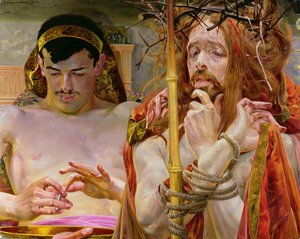 Christ avec Pilate - Jacek Malczewski