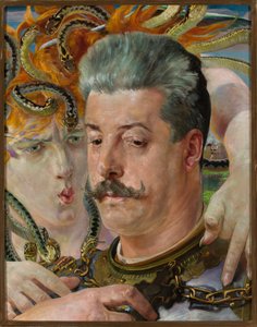 Portrait de Tadeusz Błotnicki avec une méduse - Jacek Malczewski