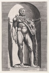 Speculum Romanae Magnificentiae : Empereur Commode en Hercule, 1582
