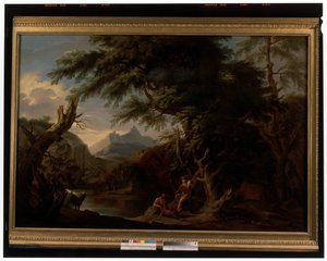 Une paire de paysages - Jacob Philippe Hackert