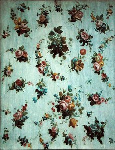 Décoration de fleurs et de raisins - Jacob Ber