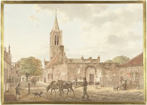 Scène de rue à Beverwijk - Jacob  Cats