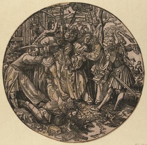 Le Baiser de Judas (De Ronde Passie) - Jacob Cornelisz van Oostsanen