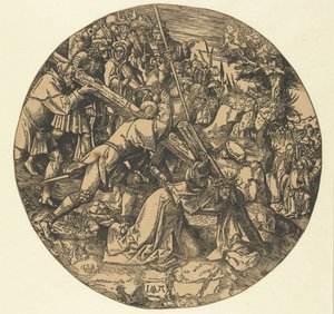 Portement de croix - Jacob Cornelisz van Oostsanen