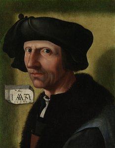 Portrait de Jacob Cornelisz van Oostsanen, c.1533 - Jacob Cornelisz van Oostsanen