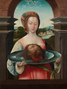 Salomé avec la tête de Jean-Baptiste - Jacob Cornelisz van Oostsanen