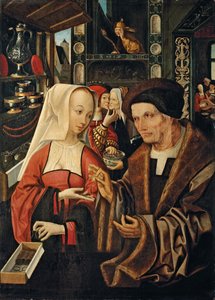 Les Amants mal assortis - Jacob Cornelisz van Oostsanen