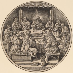 La Cène - Jacob Cornelisz van Oostsanen after Albrecht Dürer