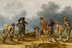 Le Jeu de quilles, vers 1635-40 - Jacob Duck