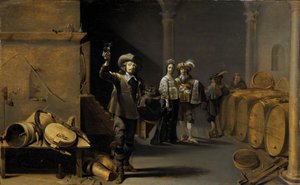 Les connaisseurs de vin - Jacob Duck