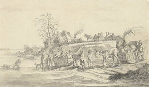 Patinage près de la rive d