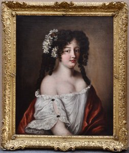 Portrait de Diane-Gabrielle Damas de Thianges Mancini - Jacob Ferdinand Voet