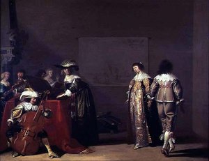 Une fête musicale - Jacob Fransz van der Merck