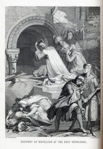 Godefroy de Bouillon au Saint-Sépulcre - Jacob Friedrich Deininger