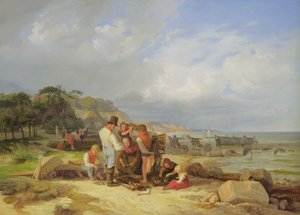 Pêcheurs à Probstei, 1835