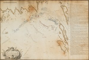 La bataille de la baie de Viborg, 1790 Carte, 1790 - Jacob Gillberg