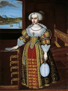 Portrait de Christine de Suède - Jacob Heinrich Elbfas