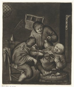 Deux hommes et un violoniste - Jacob Hoolaart