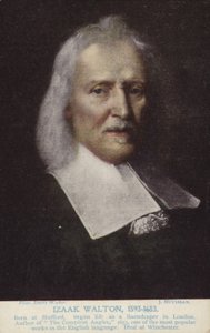 Izaak Walton (1593-1683), écrivain anglais