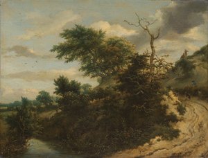 Sentier sablonneux dans les dunes - Jacob van Ruisdael