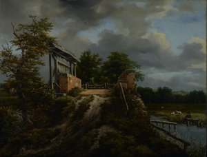Pont avec une écluse, 1648-9