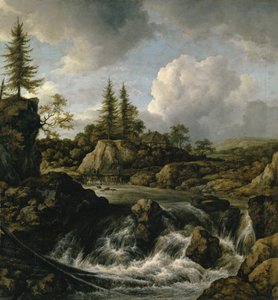 Paysage avec cascade, vers 1660