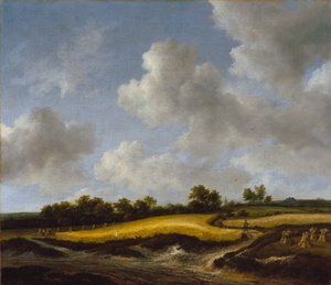 Paysage avec un champ de blé, vers 1660 - Jacob van Ruisdael