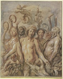 Le cortège des Bacchantes (Le triomphe de Bacchus) - Jacob Jordaens