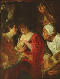 Tentation de sainte Marie-Madeleine (huile sur panneau) - Jacob Jordaens