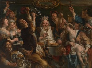 Le roi boit